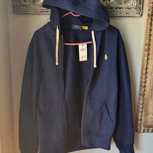 Polo by Ralph Lauren Blue Zip-Up Hoodie